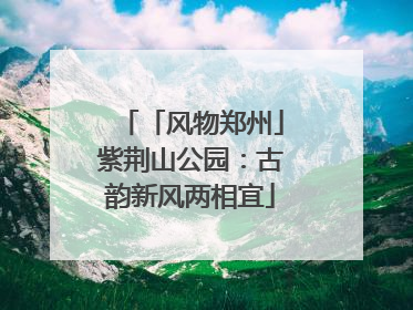 「风物郑州」紫荆山公园：古韵新风两相宜