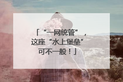 “一网统管”，这座“水上堡垒”可不一般！