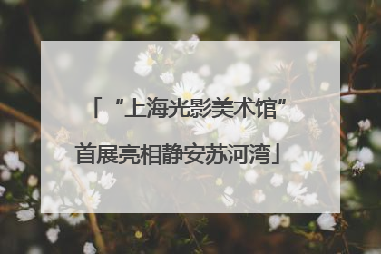 “上海光影美术馆”首展亮相静安苏河湾