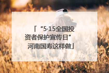 “5·15全国投资者保护宣传日” 河南国寿这样做