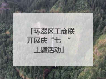 环翠区工商联开展庆“七一”主题活动