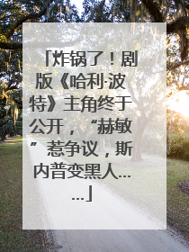 炸锅了！剧版《哈利·波特》主角终于公开，“赫敏”惹争议，斯内普变黑人……