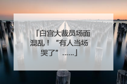 白宫大裁员场面混乱！“有人当场哭了”……