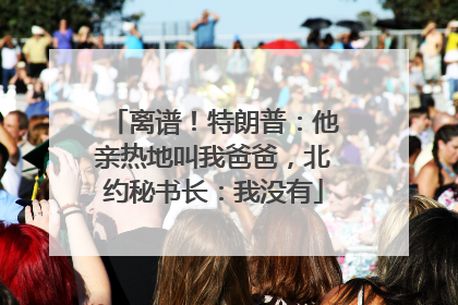 离谱！特朗普：他亲热地叫我爸爸，北约秘书长：我没有
