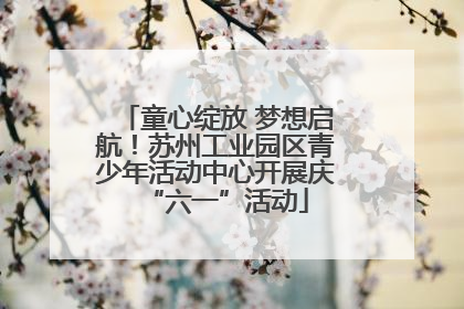 童心绽放 梦想启航！苏州工业园区青少年活动中心开展庆“六一”活动