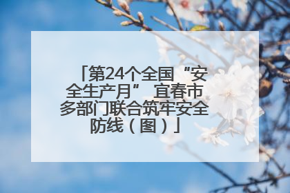 第24个全国“安全生产月” 宜春市多部门联合筑牢安全防线（图）