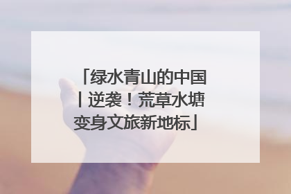 绿水青山的中国丨逆袭！荒草水塘变身文旅新地标