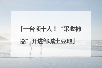 一台顶十人！“采收神器”开进邹城土豆地