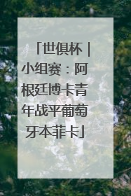 世俱杯｜小组赛：阿根廷博卡青年战平葡萄牙本菲卡