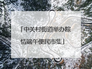 中关村街道举办粽情端午便民市集
