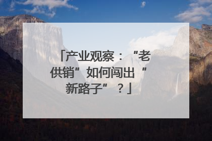 产业观察：“老供销”如何闯出“新路子”？