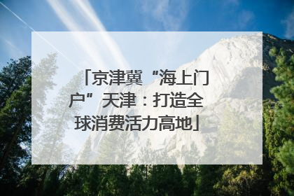 京津冀“海上门户”天津：打造全球消费活力高地