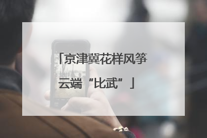 京津冀花样风筝云端“比武”