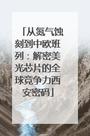从氮气蚀刻到中欧班列：解密美光芯片的全球竞争力西安密码