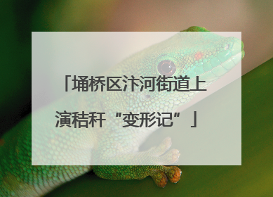 埇桥区汴河街道上演秸秆“变形记”