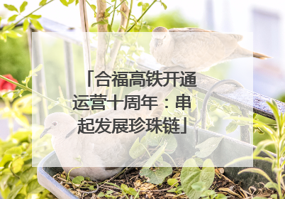 合福高铁开通运营十周年：串起发展珍珠链