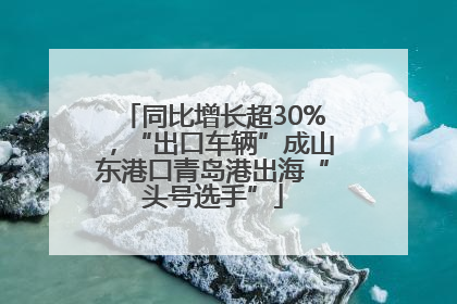 同比增长超30%，“出口车辆”成山东港口青岛港出海“头号选手”