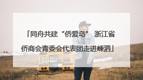 同舟共建“侨爱岛” 浙江省侨商会青委会代表团走进嵊泗