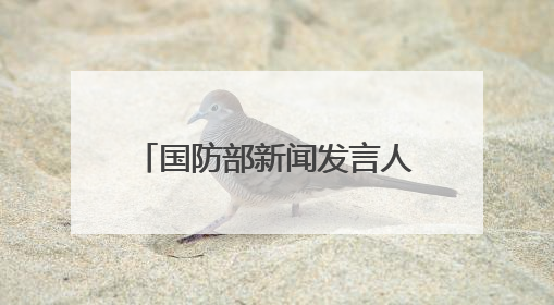 国防部新闻发言人就近期涉军问题发布消息并答记者问