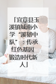 宜章县玉溪镇城南小学“溪韧中队”：传承红色基因 锻造时代新人