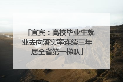 宜宾：高校毕业生就业去向落实率连续三年居全省第一梯队