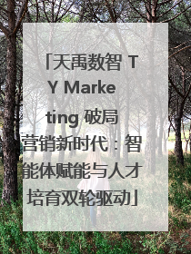 天禹数智 TY Marketing 破局营销新时代：智能体赋能与人才培育双轮驱动