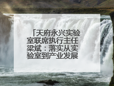 天府永兴实验室联席执行主任梁斌：落实从实验室到产业发展的最后一公里