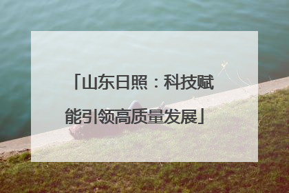 山东日照：科技赋能引领高质量发展