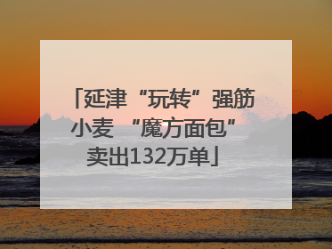 延津“玩转”强筋小麦 “魔方面包”卖出132万单