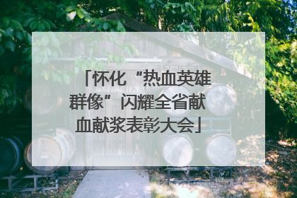 怀化“热血英雄群像”闪耀全省献血献浆表彰大会