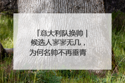 意大利队换帅｜候选人寥寥无几，为何名帅不再垂青“蓝衣军团”？