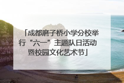 成都磨子桥小学分校举行“六一”主题队日活动暨校园文化艺术节