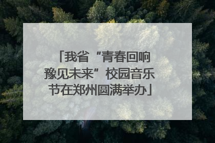 我省“青春回响 豫见未来”校园音乐节在郑州圆满举办