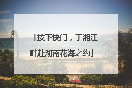 按下快门，于湘江畔赴湖南花海之约