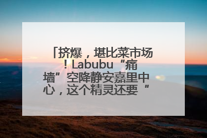 挤爆，堪比菜市场！Labubu“痛墙”空降静安嘉里中心，这个精灵还要“突袭”便利店？