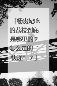 杨贵妃吃的荔枝到底是哪里的？怎么走的“快递”？