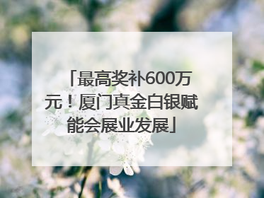最高奖补600万元！厦门真金白银赋能会展业发展