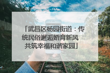 武昌区杨园街道：传统民俗邂逅婚育新风 共筑幸福和谐家园