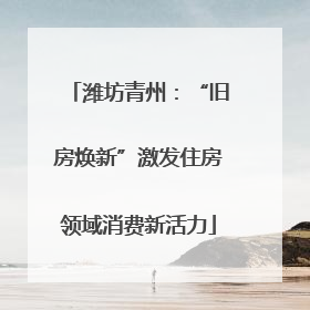 潍坊青州：“旧房焕新”激发住房领域消费新活力