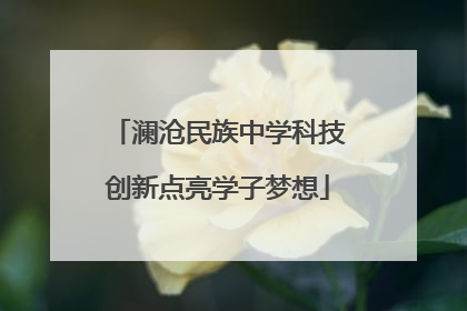澜沧民族中学科技创新点亮学子梦想