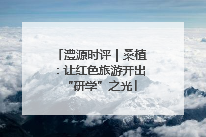 澧源时评｜桑植：让红色旅游开出“研学”之光
