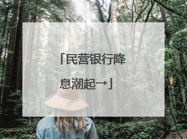 民营银行降息潮起→