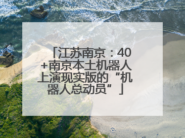 江苏南京：40+南京本土机器人上演现实版的“机器人总动员”