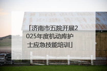 济南市五院开展2025年度机动库护士应急技能培训