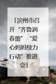 滨州市召开“齐鲁润春蕾”“爱心妈妈续力行动”推进会