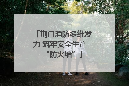 荆门消防多维发力 筑牢安全生产“防火墙”