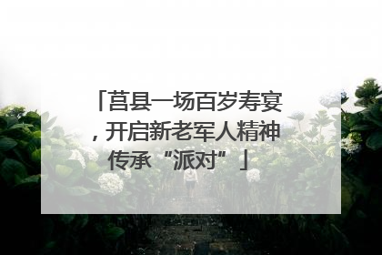 莒县一场百岁寿宴，开启新老军人精神传承“派对”