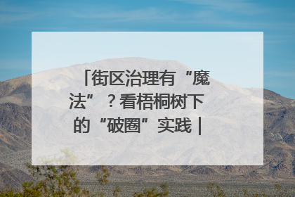 街区治理有“魔法”？看梧桐树下的“破圈”实践｜我在街区当书记