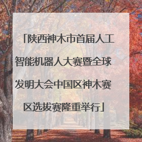 陕西神木市首届人工智能机器人大赛暨全球发明大会中国区神木赛区选拔赛隆重举行