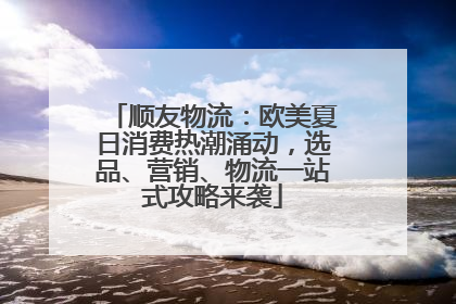 顺友物流：欧美夏日消费热潮涌动，选品、营销、物流一站式攻略来袭